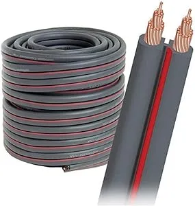 AudioQuest X-2 bulk speaker cable - 14 AWG 30' (9m) spool - gray jacket