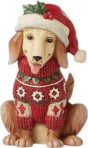 Jim Shore Heartwood Creek Christmas Dog Miniature Figurine 6012962