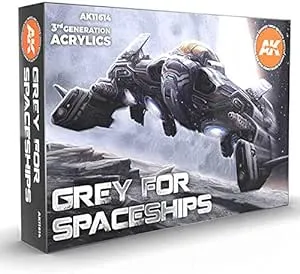 AK-Interactive 3G Grey for Spaceships Set 11614 - Model Building Paints and Tools # AK1614