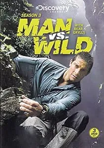 Man vs Wild, Season 3 (3 DVDs) Bear Grylls, 2009, FACTORY SEALED, Ohio seller