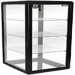 Only Hangers Elegant Black Vertical Display Counter top Showcase 