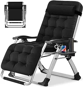 Zero Gravity Chairs,Adjusta<wbr/>ble Reclining Lounge Chair with Removable Cushion