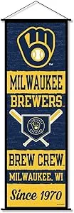 Milwaukee Brewers Room Banner Poster Art Canvas