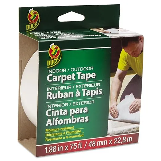 Duck Carpet Tape 1.88&#034; x 75ft 3&#034; Core 442062