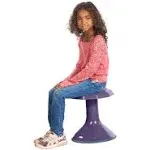 ECR4Kids ACE Active Core Engagement Wobble Stool, 15-Inch Seat Height, Flexible Seating, Eggplant