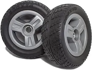 New Solutions DW820 Pride Go-Go Elite Traveller 3 or 4 Wheel Scooter Rear Wheels and Tire Replacement, Pair, NOT FOR ELITE PLUS