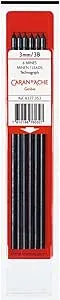 Caran d'Ache Technograph 3mm 3B Graphite Leads for fix Pencil Swiss Made (6377.353)