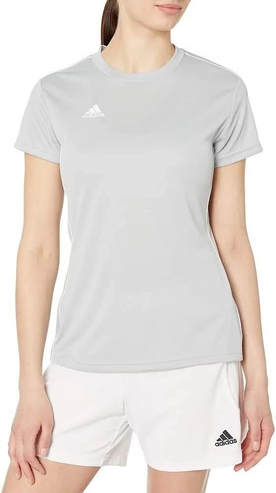 Adidas Womens Core 18 Training Soccer Jersey, Grey, NWT