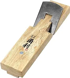 KAKURI Rabbet Plane 12mm for Woodworking, Adjustable Double-Sided Blade, Japanese Hand Plane KANNA Manual Block Plane Tool for Wood, Razor Sharp Japanese Steel Blade & Oak Body, Made in JAPAN