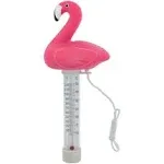 U.S. Pool Supply Floating Flamingo Thermometer - Easy to Read Temperature Display, Measures Up to 120° Fahrenheit & 50° Celsius - Swimming Pools, Spas