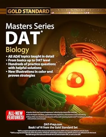 DAT Prep 2024, DAT Biology Review and Practice, OAT Biology Test  | eBay