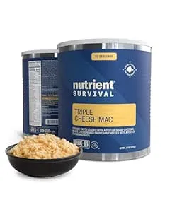 Nutrient Survival Triple Cheese Mac Freeze Dried Food