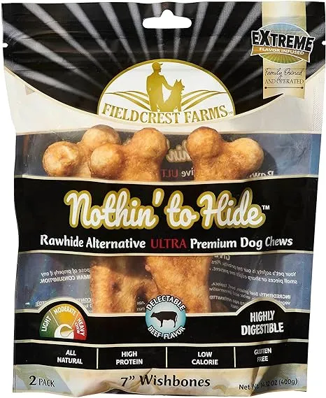 Fieldcrest Farms Nothin' to Hide Ultra Wishbone, Beef Flavor 7"