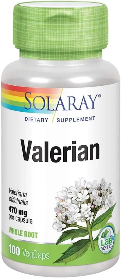 SOLARAY Valerian 470mg | Relaxation Support (180 CT)