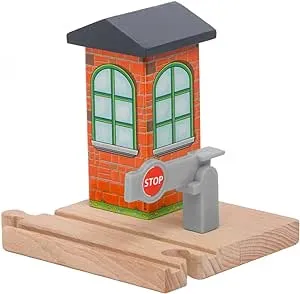 ORBRIUM Engine Stop/go Checkpoint Compatible with Thomas & Friends Wooden Railway, Brio, Chuggington, Melissa & Doug Imaginarium