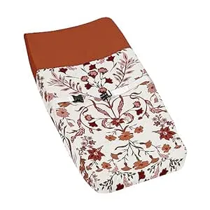 Sweet Jojo Designs Boho Floral Wildflower Rust Orange and Ivory Collection ...