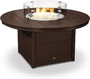 POLYWOOD 48" Round Fire Pit Table