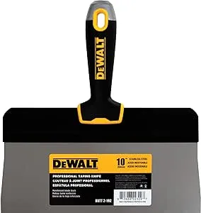 DEWALT Drywall 10&#034; Taping Knife W/ Stainless Steel Big Back Blade | DXTT-2-192