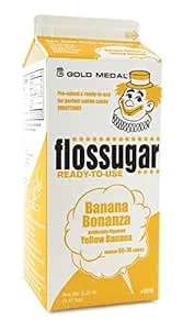 Gold Medal 3218 Banana Flossugar, 3.25 lb Carton Each