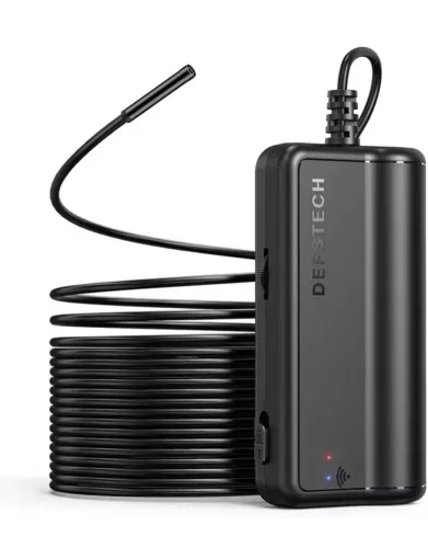 DEPSTECH Wireless Endoscope WiFi Borescope Semi-Rigid Snake Inspection Camera