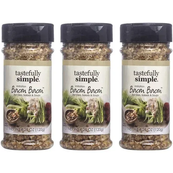 Tastefully Simple Bacon Bacon Seasoning, 4.25 Ounce (Pack of 3)