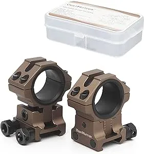 WestHunter Optics Precision Picatinny Scope Rings, 1 Inch 30 mm Adjustable Height Scope Mount | 6 Colors