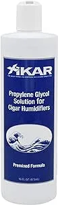 Xikar Cigar Humidor Solution - Premium Pre-Mixed Propylene Glycol for 70% Relative Humidity Maintenance, Consistent Humidity Control, Easy-to-Use Liquid for Reliable Cigar Humidification, 16 Fl Oz