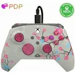 Pdp Rematch Glow Advanced Wired Controller: Cherry Blossom