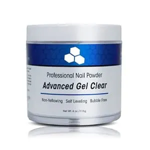 Acrylic Nail Powder, Crystal Clear Acrylic Powder Dip for Nails, 4Oz, Long Lasti