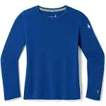 Smartwool Kids Classic Thermal Merino Base Layer Crew Blueberry Hill Heather Medium