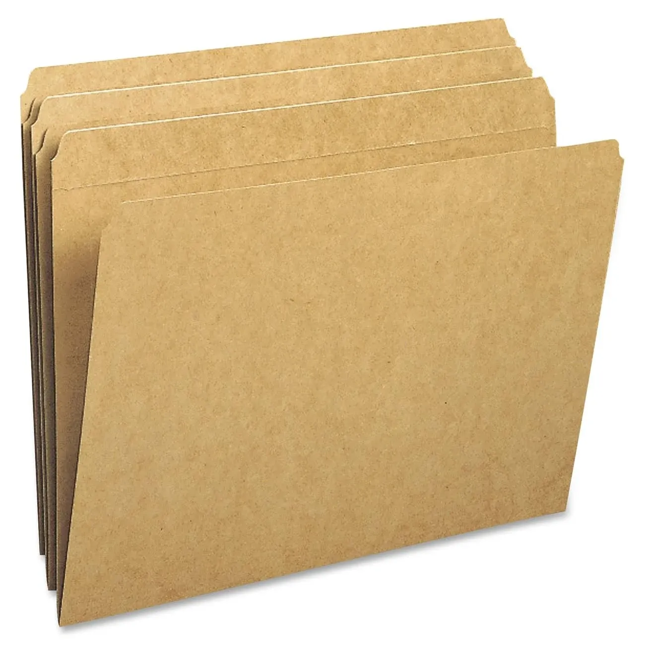 Smead Kraft File Folders, Straight Cut, Reinforced Top Tab, Letter, Kraft, 100 ...