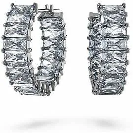 Swarovski Matrix Hoop Earrings