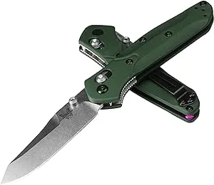 Benchmade - Mini Osborne 945 Folding Knife with Green Handle (945)