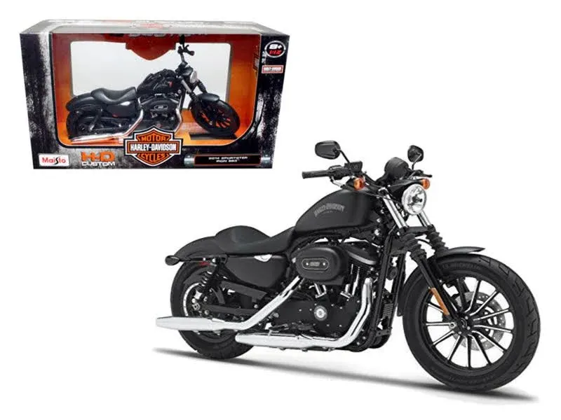 2014 Harley Davidson Sportster Iron 883 1/12 Diecast Motorcycle Model By Maisto