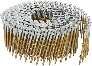 Metabo HPT Siding Nails | 1-1/4-Inch x .092-Inch | Collated Wire Coil | Full RoundHead | Ring Shank | Hot-Dipped Galvanized | 3600 Count | 13361HPT