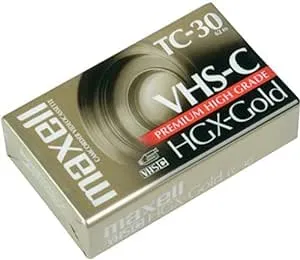 Maxell TC 30 VHS C Videocassettes 4 Pack