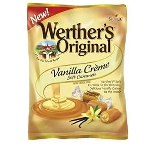 Werther's Original Vanilla Creme Soft Caramels (Pack of 3)