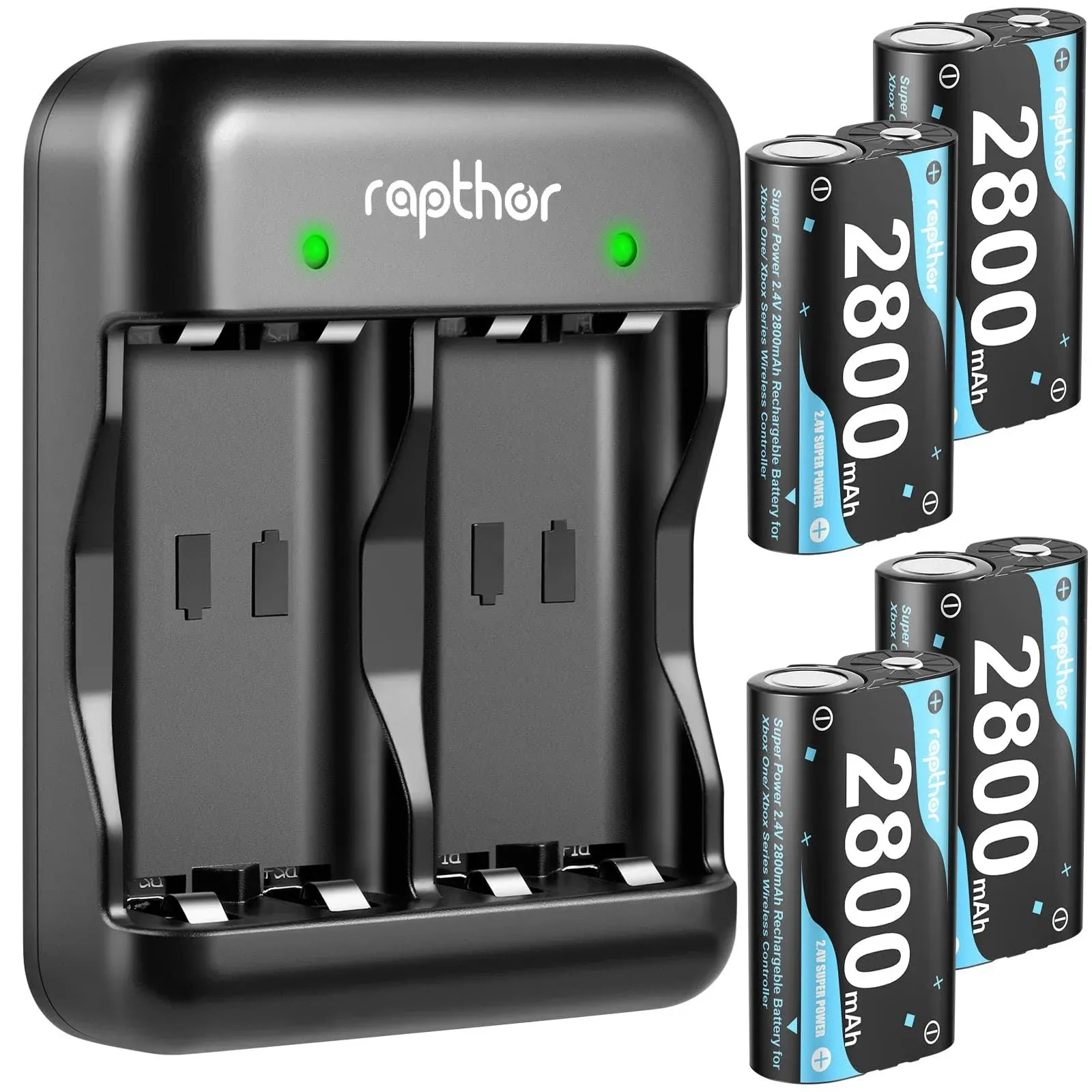 Rapthor 2800mah Rechargeable Battery for Xbox 1 S Wireless Controller