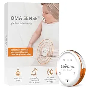 Levana Oma Sense Baby Breathing Movement Monitor with Vibrations & Audible Alerts