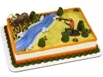 DecoSet® Deer Hunting Cake Decorating Set Multi Deer 3.1" x 1.35" x 3.1"; Hunter 3.4" x 1.35" x 2.65"