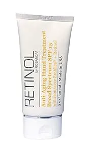 Retinol Anti-Aging Hand Treatment │ Broad Spectrum SPF 15 + Retinol Cream to Repair Dry Skin