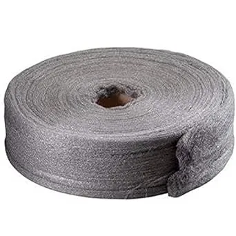 Grade 0000 Steel Wool 5lb Steel Wool Roll Steel Wool 0000 for Cleaning, Remove Rust, Buffing Wood and Metal Finishes