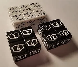 Counter Dice Bundle for Use With Yawgmoth Deck & Other Agatha's Soul Cauldron Decks (Purple Loyalty Dice)