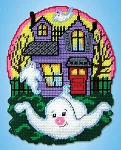 Design Works Crafts Haunted House Plastic Canvas Kit