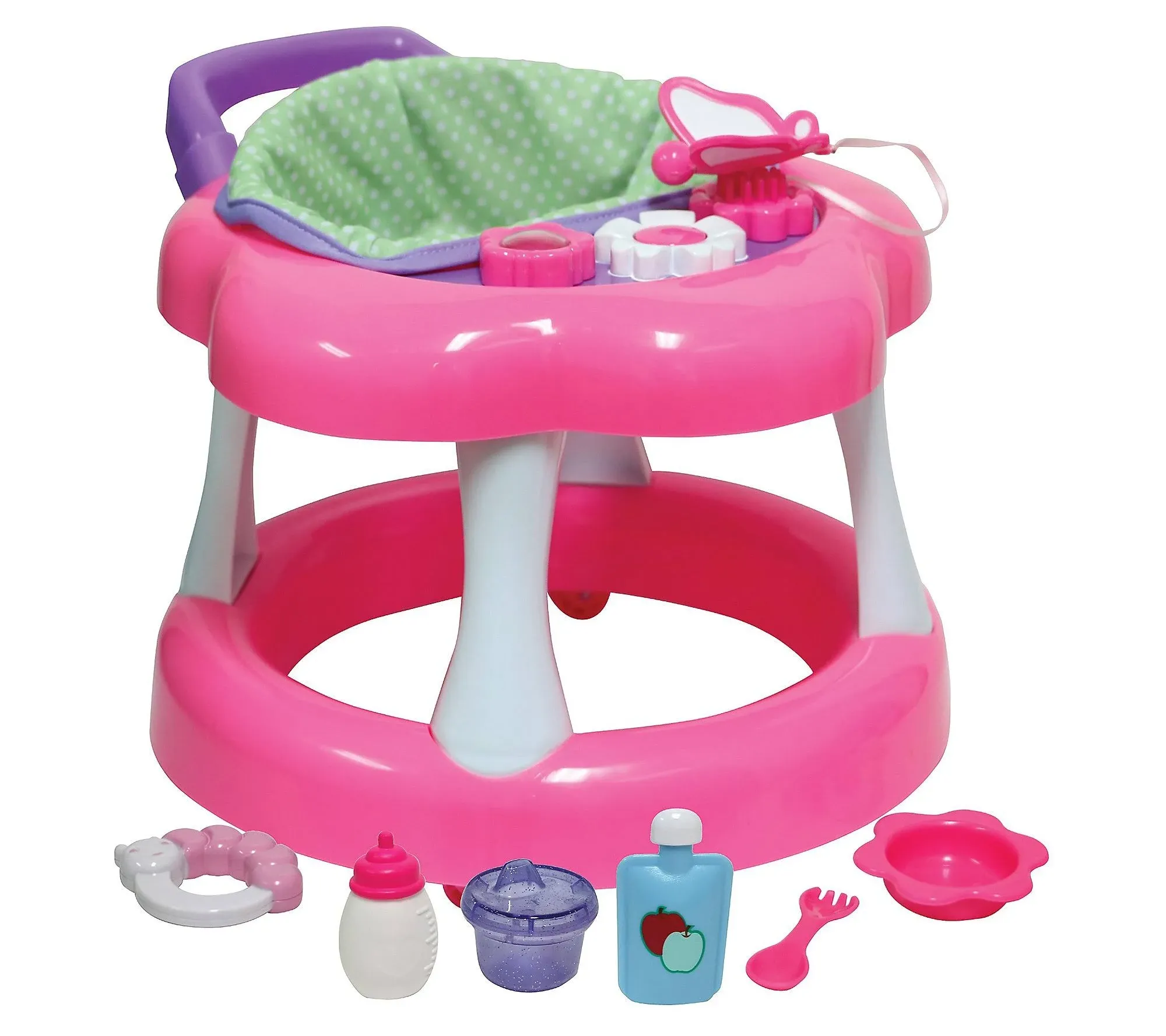 JC Toys For Keeps 16" Baby Doll Walker Playset, Pink