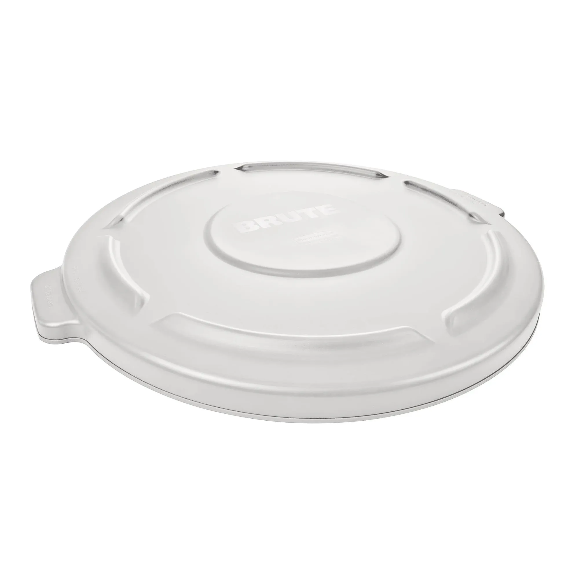 Rubbermaid Brute Flat Lid for 20-Gallon Round Containers - White