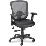 Alera ALELH42B14 Linhope Chair Supports Up to 275 lbs. - Black