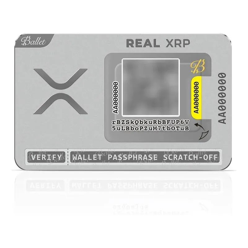 Ballet Real XRP - The Easiest Crypto Cold Storage Card (1)