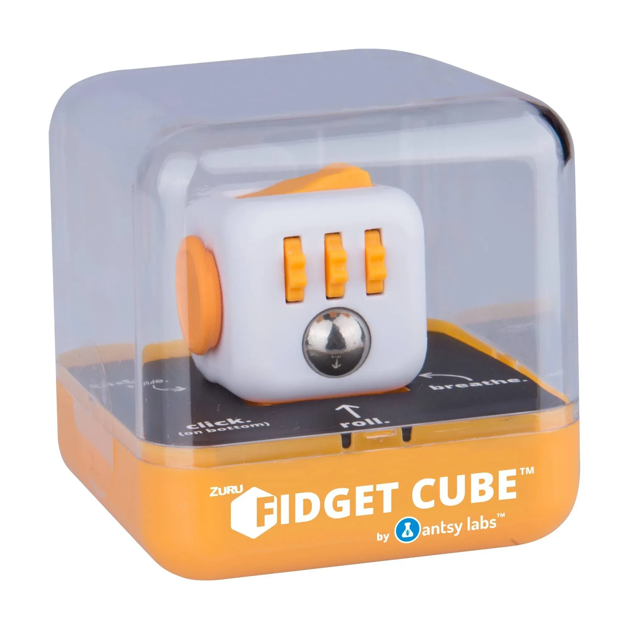 Fidget Cube by Antsy Labs - Find Your Focus and Relieve Stress - Sunset Fidget Cube