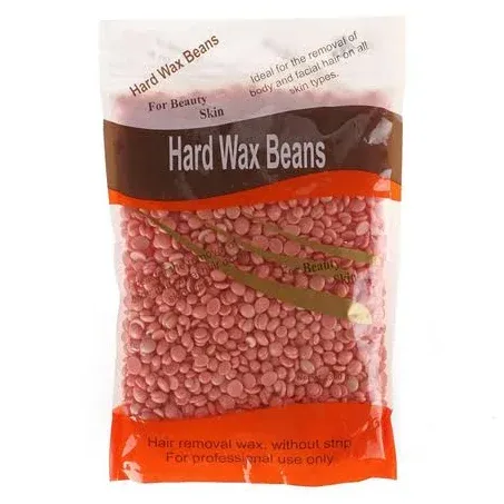 17.5 Oz Hair Wax Beans by Charmonic, Hard Body Wax Beans, Hair Removal Depilatory Wax European Beads for Women Men 500g/1.1 lb (lavender)